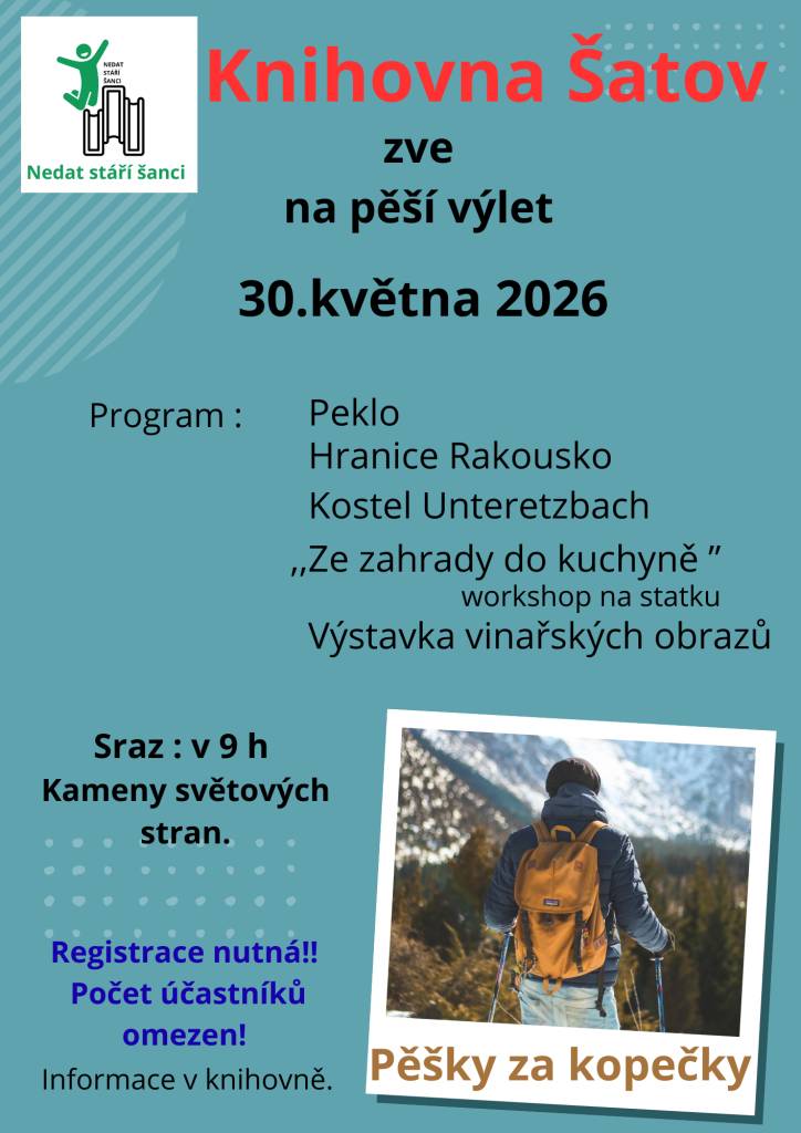 Pěšky za kopečky
