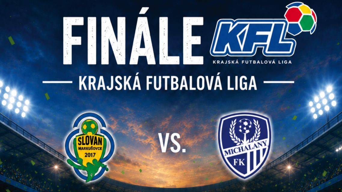 Futbalisti Slovana FO Markušovce postúpili do finále Krajskej futbalovej ligy. Vo finálovom zápase sa stretnú s tímom FK TJ Lokomotíva ŠM Michaľany. Obec Markušovce pozýva všetkých fanúšikov, priaznivcov športu a obyvateľov obce, aby prišli podporiť našich hráčov priamo na štadión. Na zápas bude zabezpečený organizovaný autobusový výjazd.