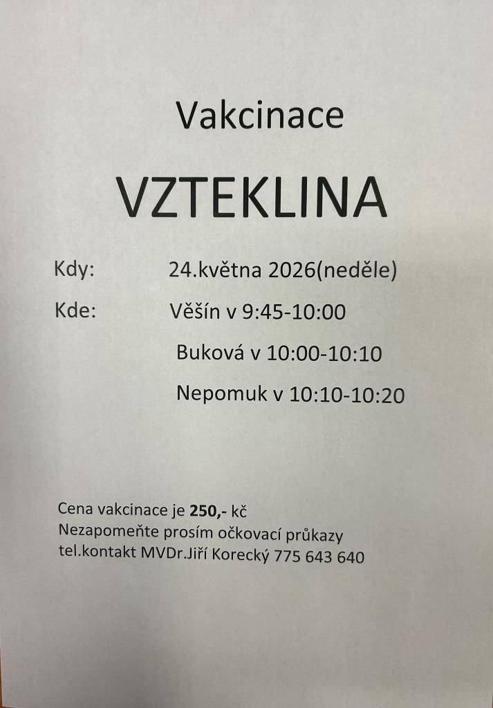 Vakcinace vzteklina