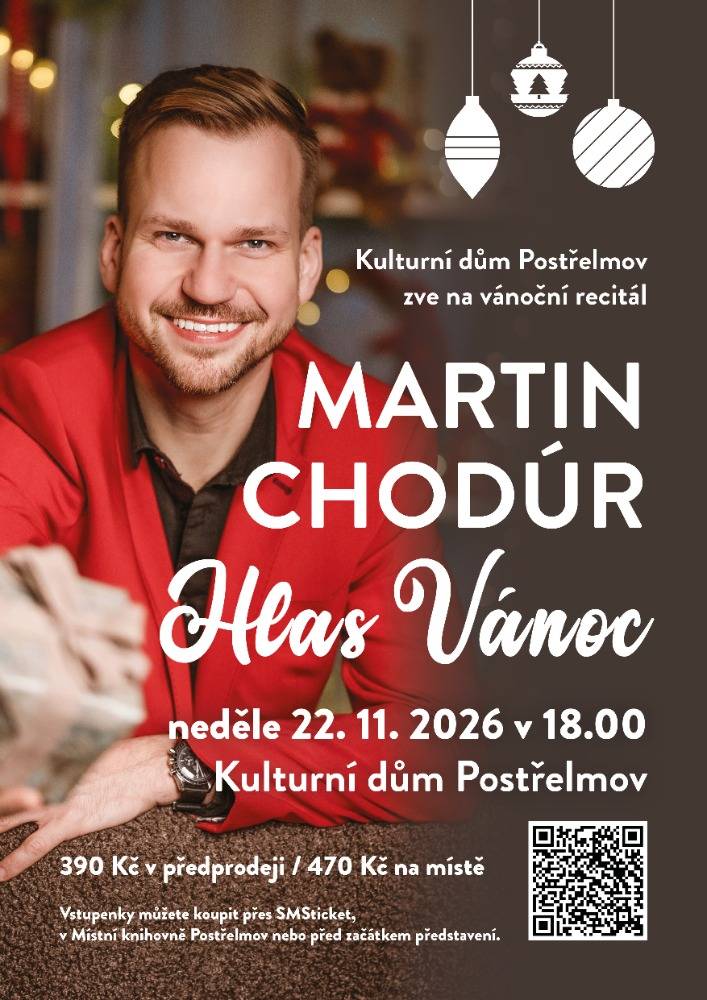 Celou nabídku připravovaných akcí naleznete na:   https://kulturak.postrelmov.cz/