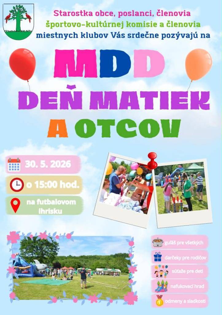 Pozývame všetky deti a rodičov