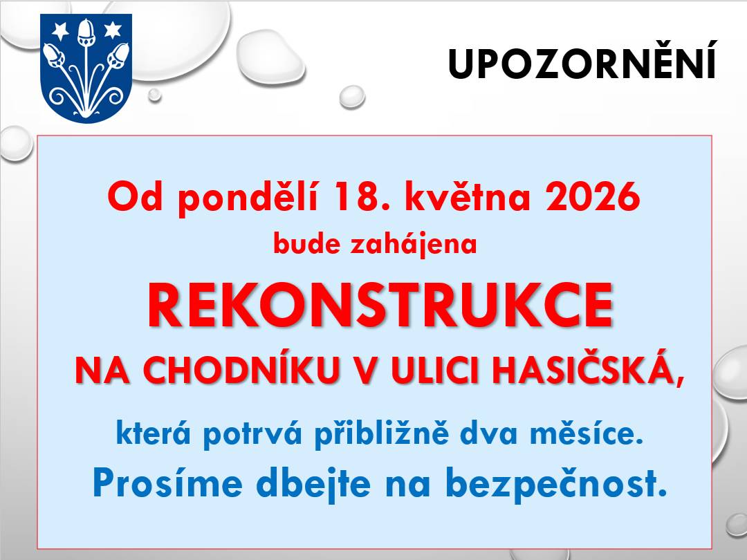 oznámení