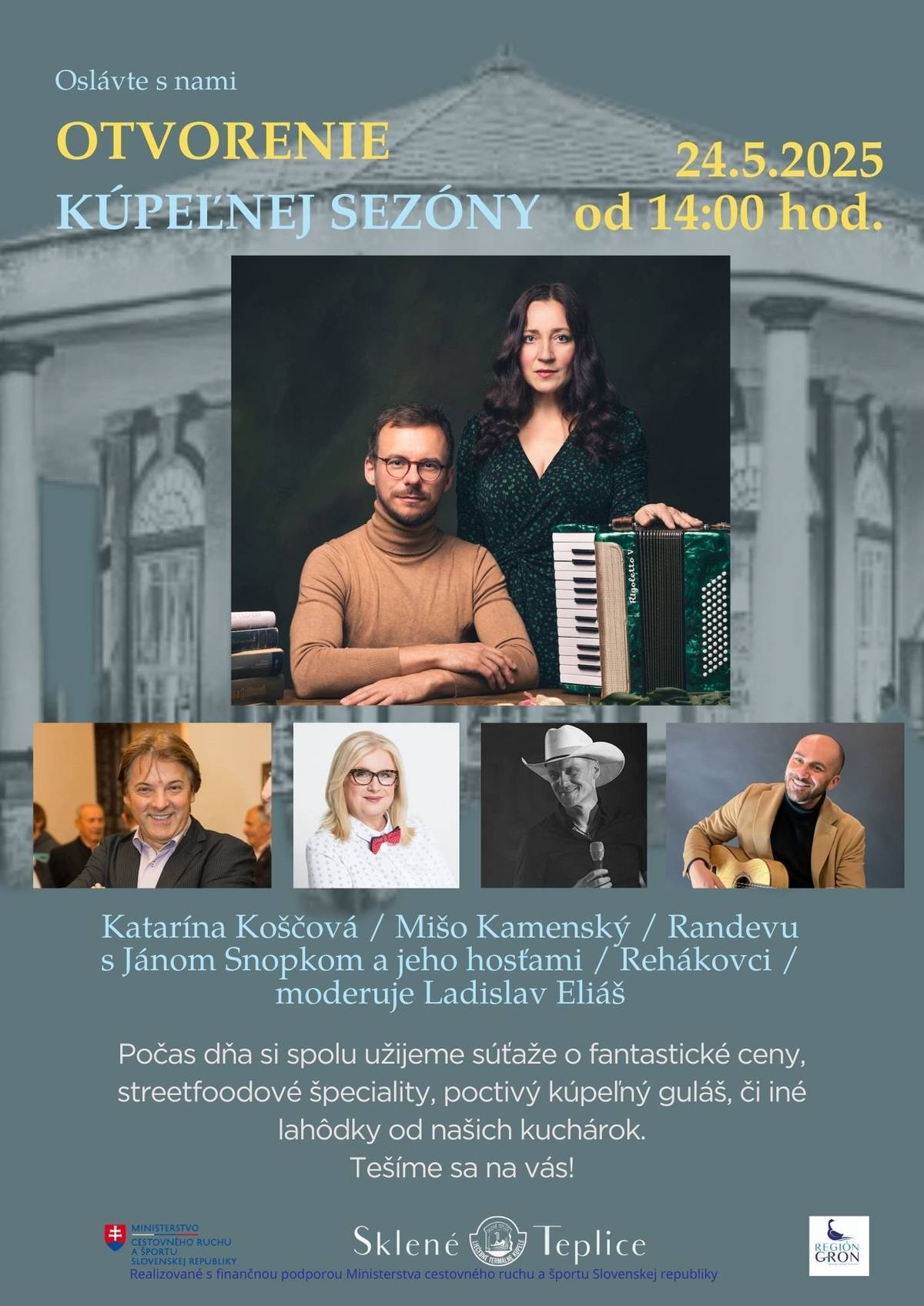 Otvorenie kúpeľnej sezóny 23.5.2026 od 14,00 hod.