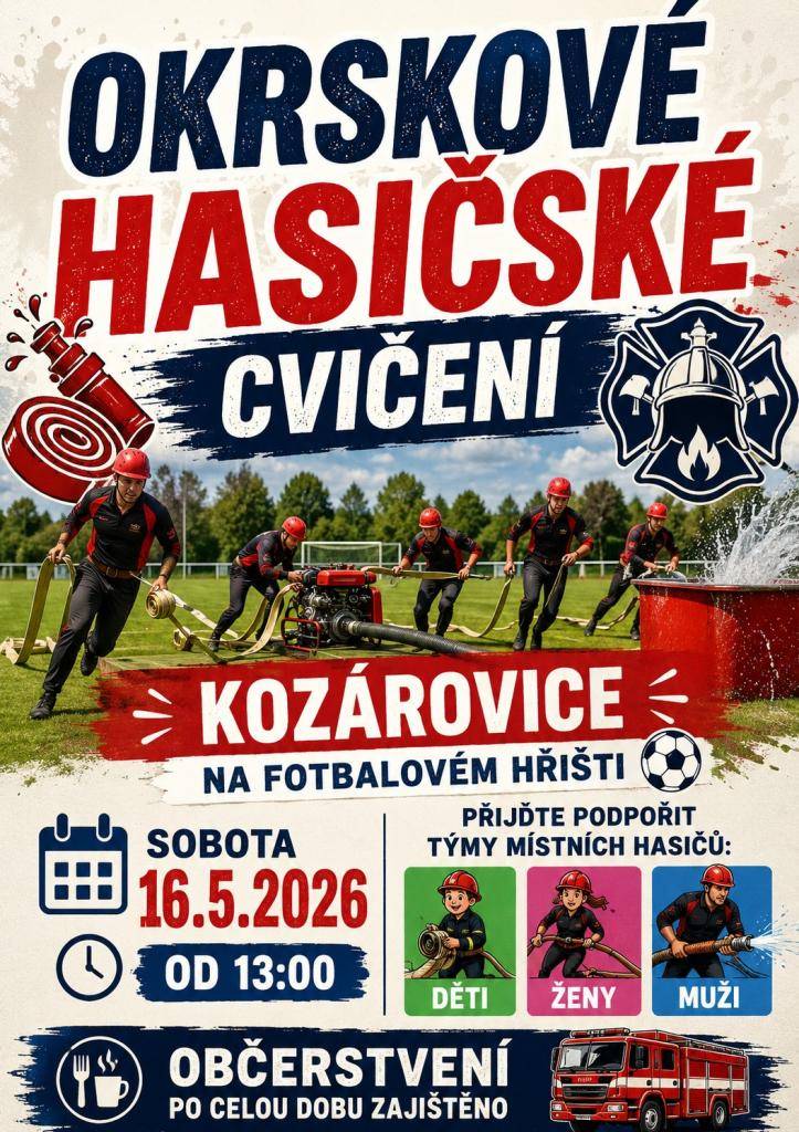 kdy: sobota 16.5.2026  start: 12:30 - 13:00  Přijďte podpořit naše týmy :-)
