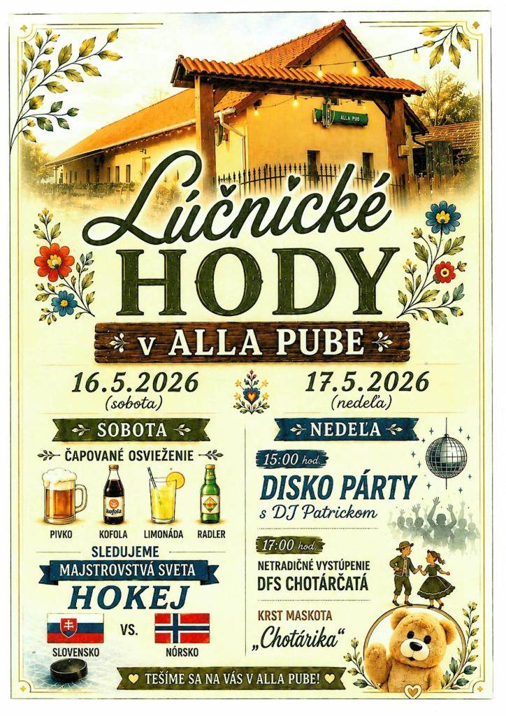 Lúčnické hody v ALLA PUBE