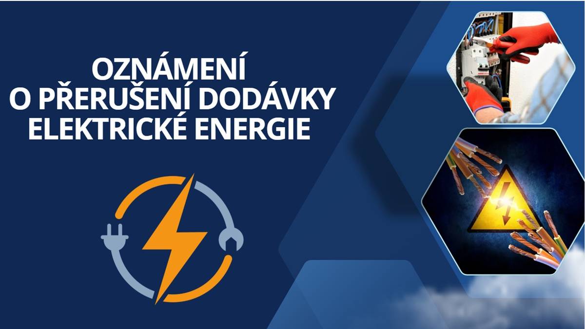 Z důvodu plánovaných prací na zařízení distribuční soustavy - rekonstrukcí, oprav, údržbových a revizních prací - bude přerušena dodávka elektrické energie:  Odstávka číslo: 260208802