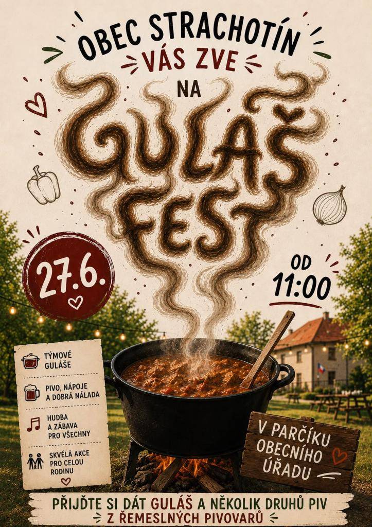 Gulášfest 27.6.2026 Strachotí