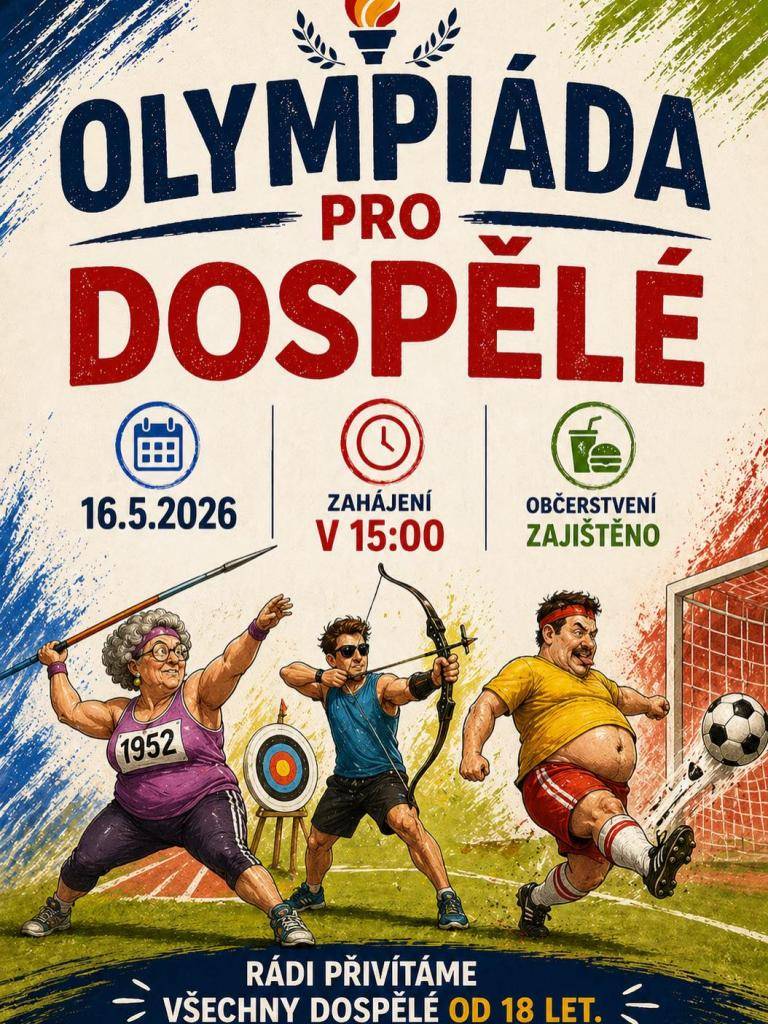 Pro deštivé počasí je připravena varianta v sokolovně. Vezměte si prosím přezůvky a hlavně přijďte, těšíme se na vás.
