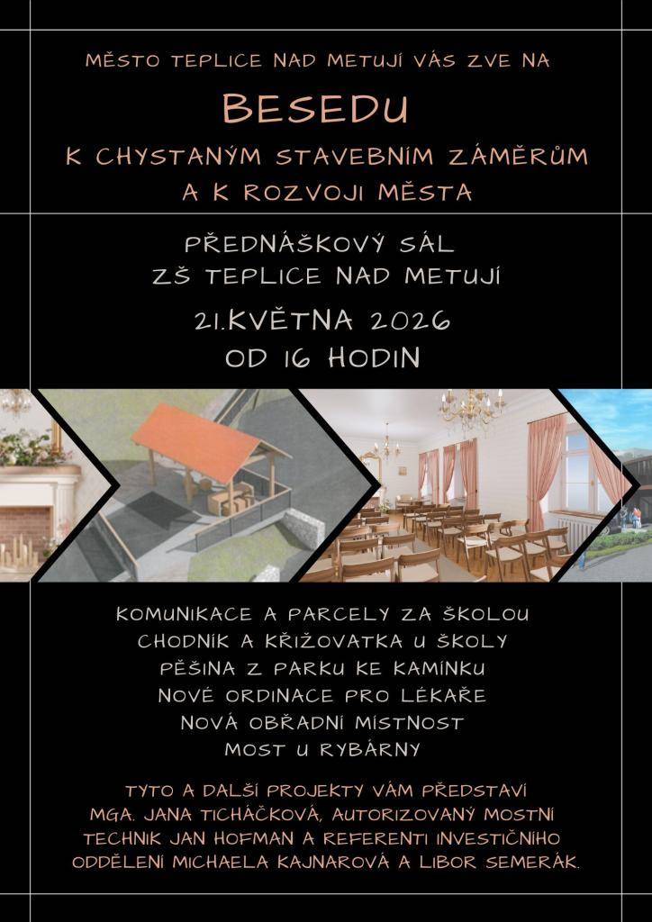 Od začátku března jste měli možnost navštívit výstavu připravovaných stavebních záměrů a prostřednictvím ankety vybrat projekty, které vás nejvíce zaujaly. Děkujeme všem, kteří se do ankety zapojili a podělili se o své podněty.