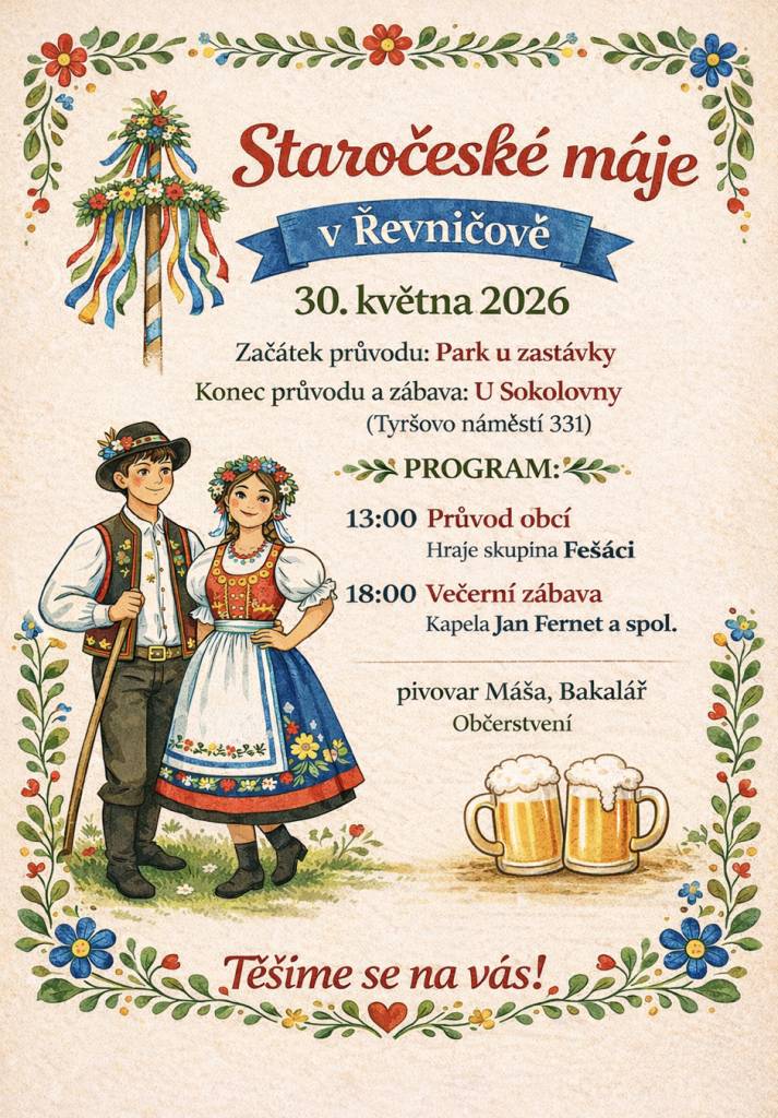 STAROČESKÉ MÁJE v Řevničově