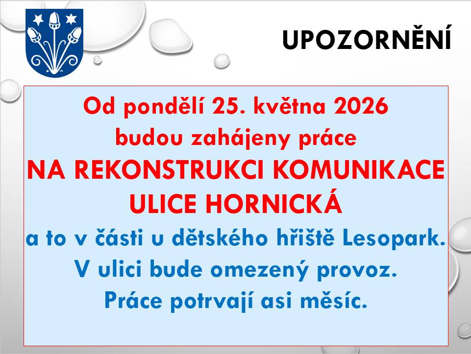 oznámení