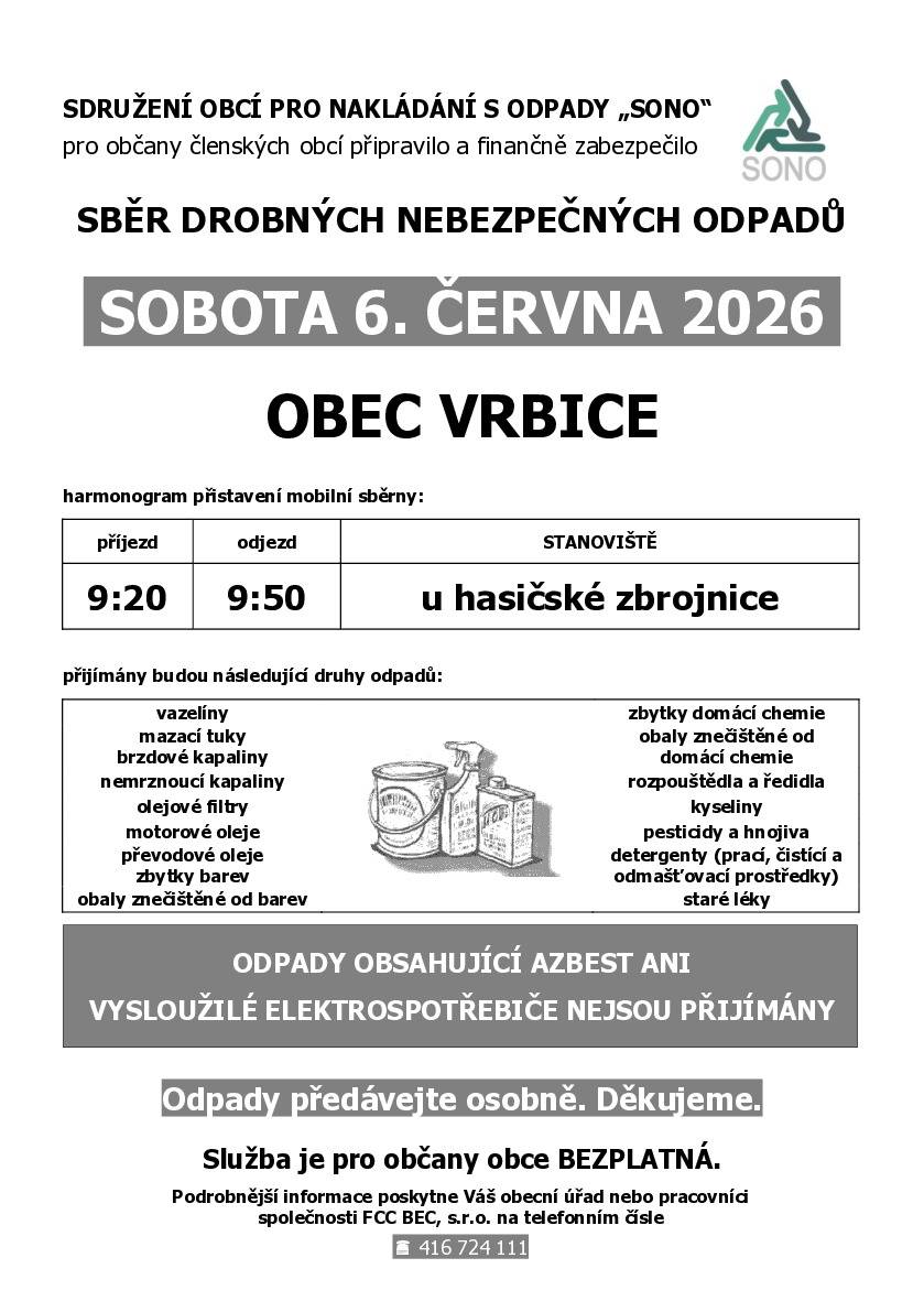 Svoz nebezpečného odpadu