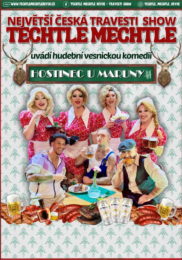 Nezapomeňte, již tento pátek od 19.00 v kulturním středisku.  Vstupenky možné zakoupit i na místě.