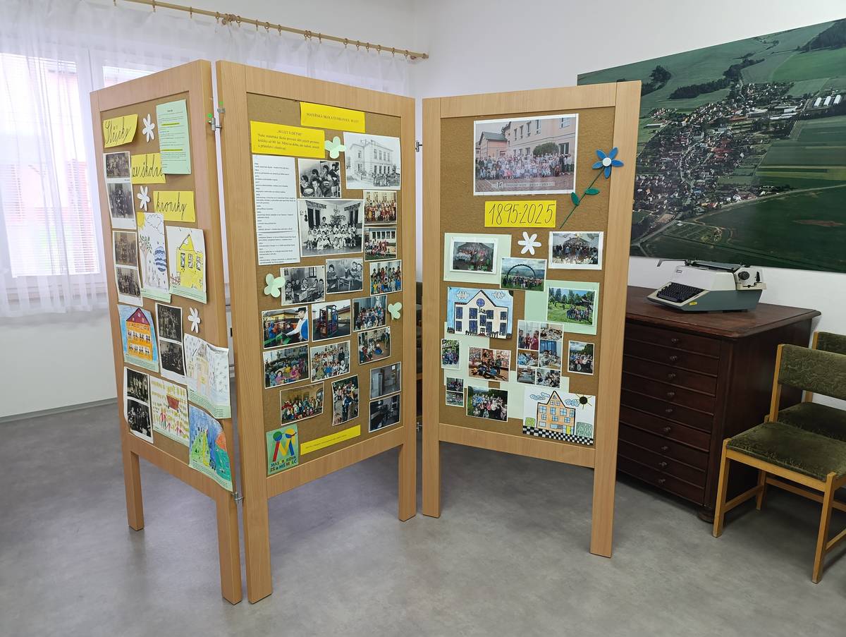 Vážení občané, u příležitosti jubilea založení Základní a mateřské školy ve Štáblovicích (130 a 80 let) byla v prostorách zasedací místnosti obecního úřadu zpřístupněna pro veřejnost informační tabule s ukázkami z historie (fotografie, kronika, ukázky prací dětí). K nahlédnutí je v úředních hodinách OÚ Štáblovice.