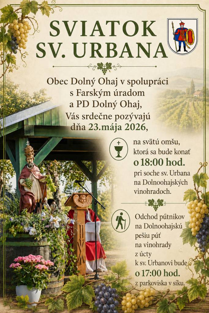 Púť na vinohrady k sv. Urbanovi