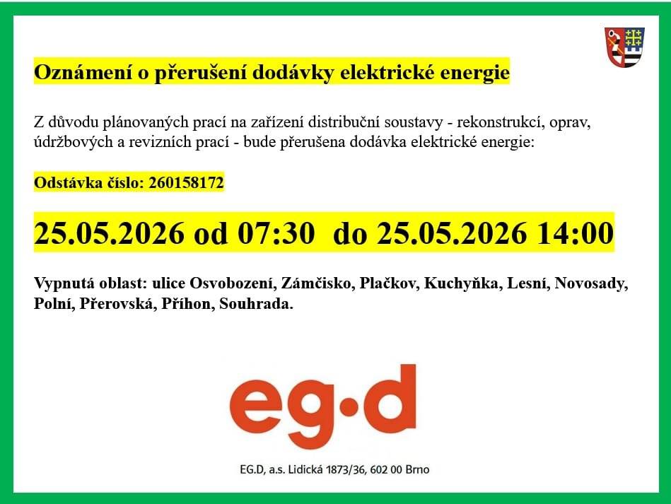 Pondělí 25.5.2026