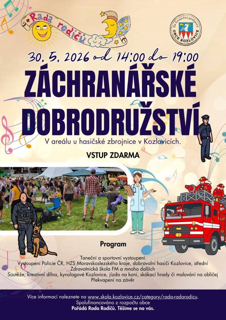 30. 5. 2026 u hasičárny Kozlovice