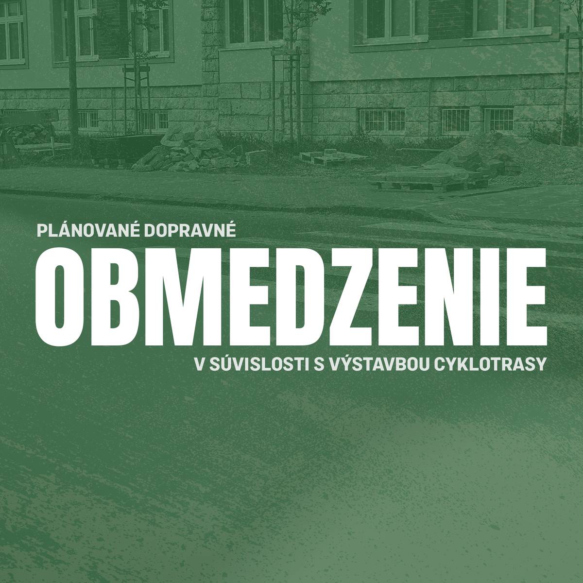 Vážení občania, od 20. mája bude prebiehať výstavba cyklotrás na ulici Pplk. Pľjušťa a ulici D. Jurkoviča. Stavebné práce začnú frézovaním asfaltovej vrstvy, ktorým bude vytvorený ochranný cyklistický pruh. V priebehu budúceho týždňa, teda od 20. mája, bude prebiehať asfaltovanie ochranného cyklistického pruhu, pričom počas stavebných prác budú platiť výrazné obmedzenia na týchto dvoch miestnych cestách. Dopravná situácia bude vyznačená dočasným dopravným značením. Po skončení stavených prác bude v súvislosti s vytvorením ochranného cyklistického pruhu na týchto dvoch komunikáciách zavedené nové trvalé dopravné značenie, ktoré nebude umožňovať vodičom zastavenie ani státie. Žiadame vodičov o toleranciu a dodržiavanie vyznačeného dopravného značenia.  Ďakujeme za pochopenie.