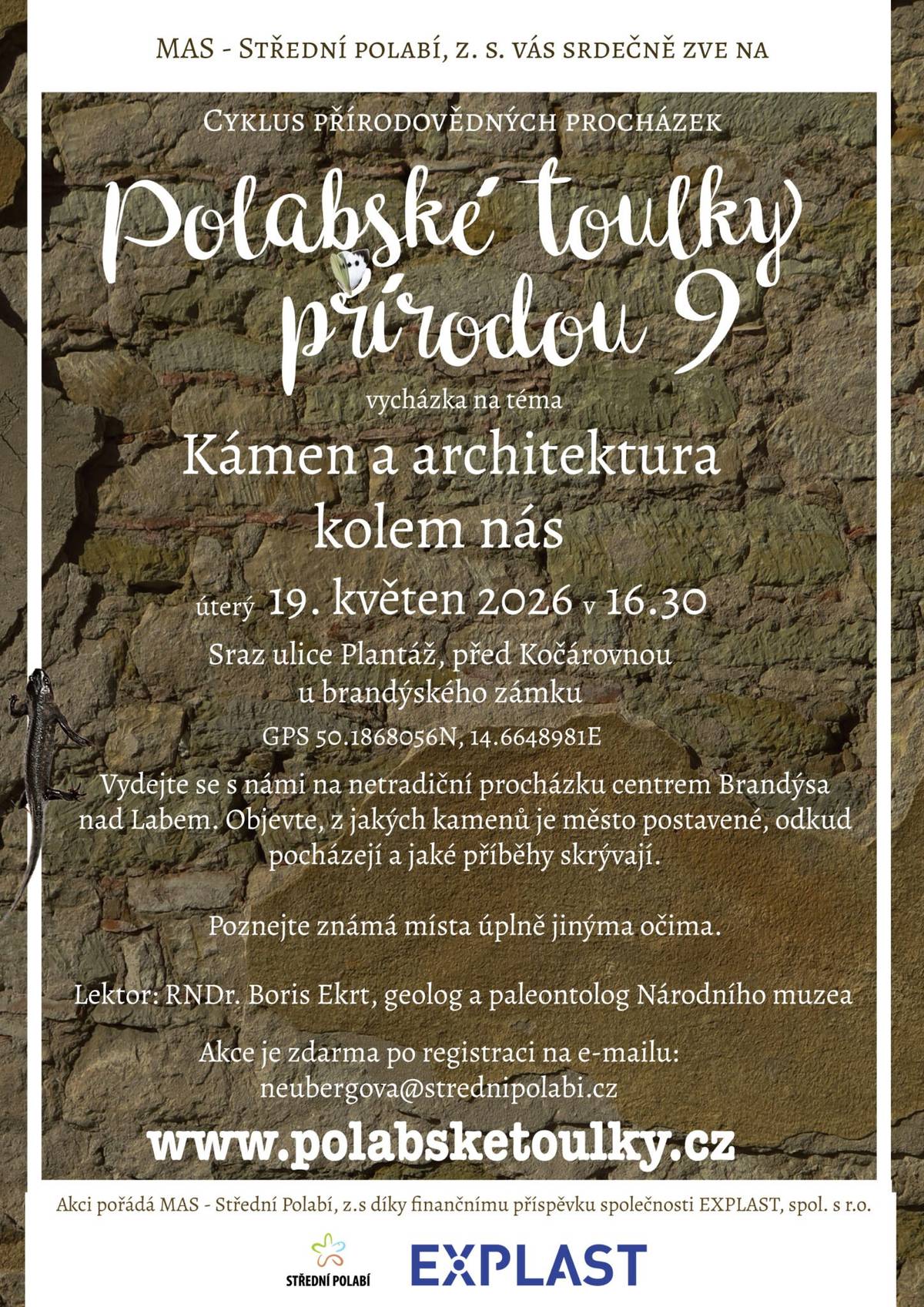 Na vycházku srdečně zve MAS-Střední Polabí, jedná se o přírodovědnou procházku z cyklu Polabské toulky přírodou 9.