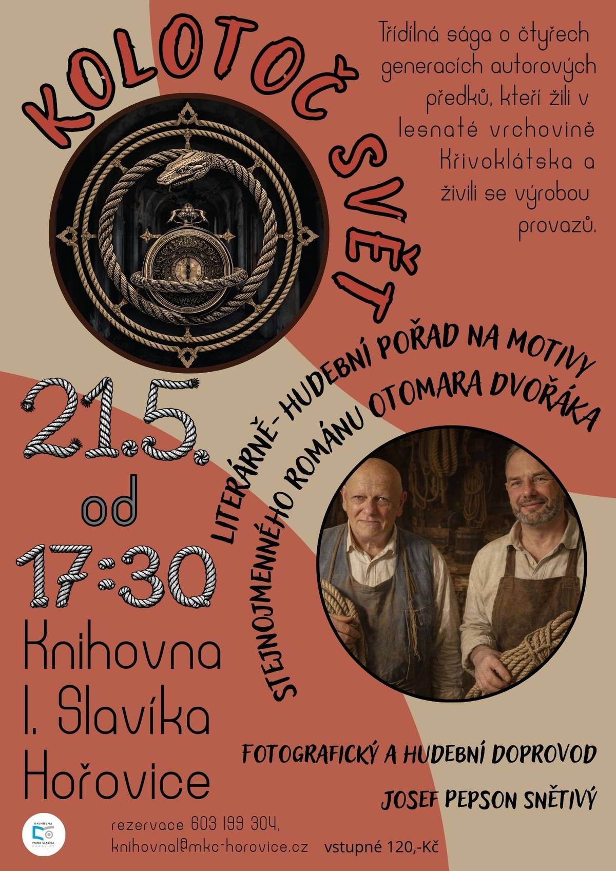 Literárně- hudební pořad na motivy stejnojmenného románu Otomara Dvořáka. Děj románu se odehrává v okolí Zbiroha a Křivoklátska. Hudební doprovod Josef Pepson Snětivý.