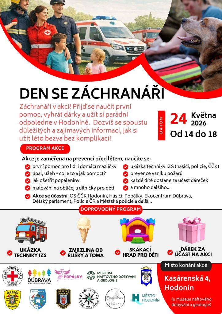 Kdy: NEDĚLE 24.5.2026 od 14:00  Kde: Kasárenská 4, Hodoní