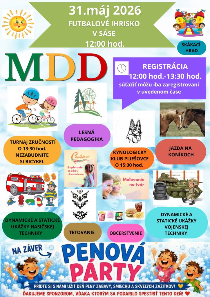 MDD - 31. máj