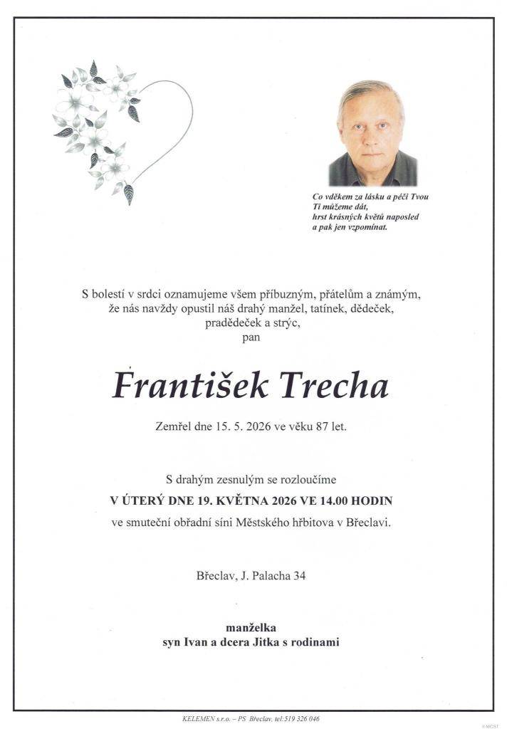 František Trecha †15.5.2026