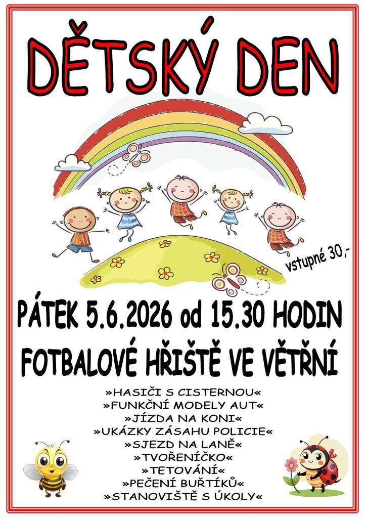 Od 15:30 hodin  Fotbalové hřiště Větřní
