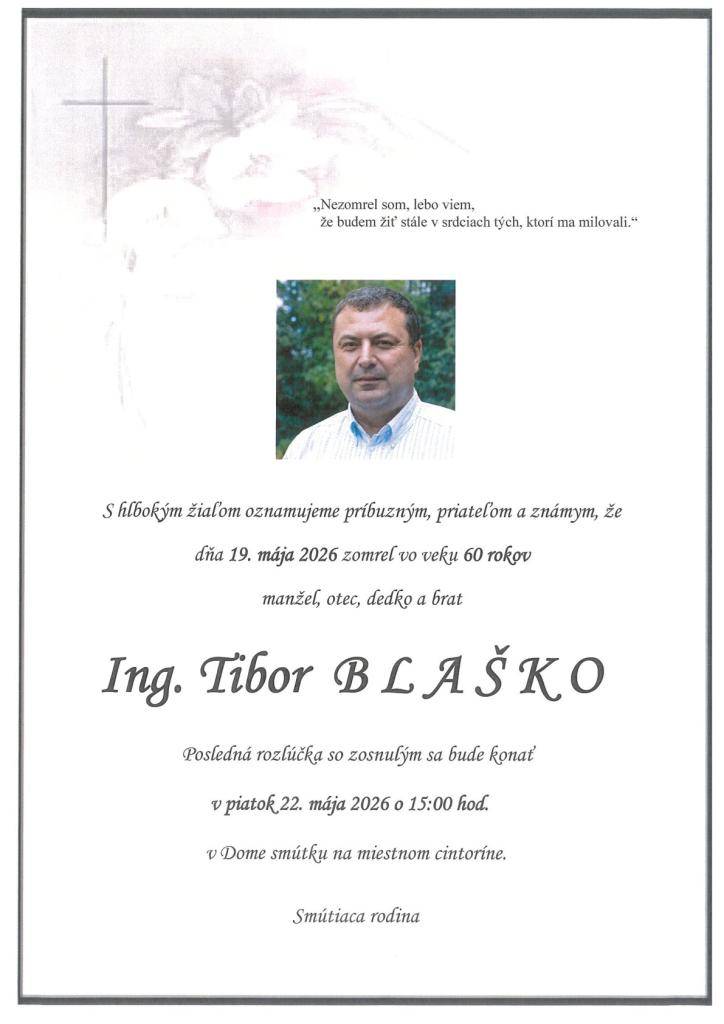 Ing. Tibor Blaško