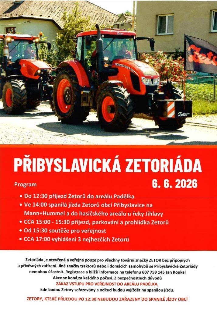 Pořádá SDH Přibyslavice