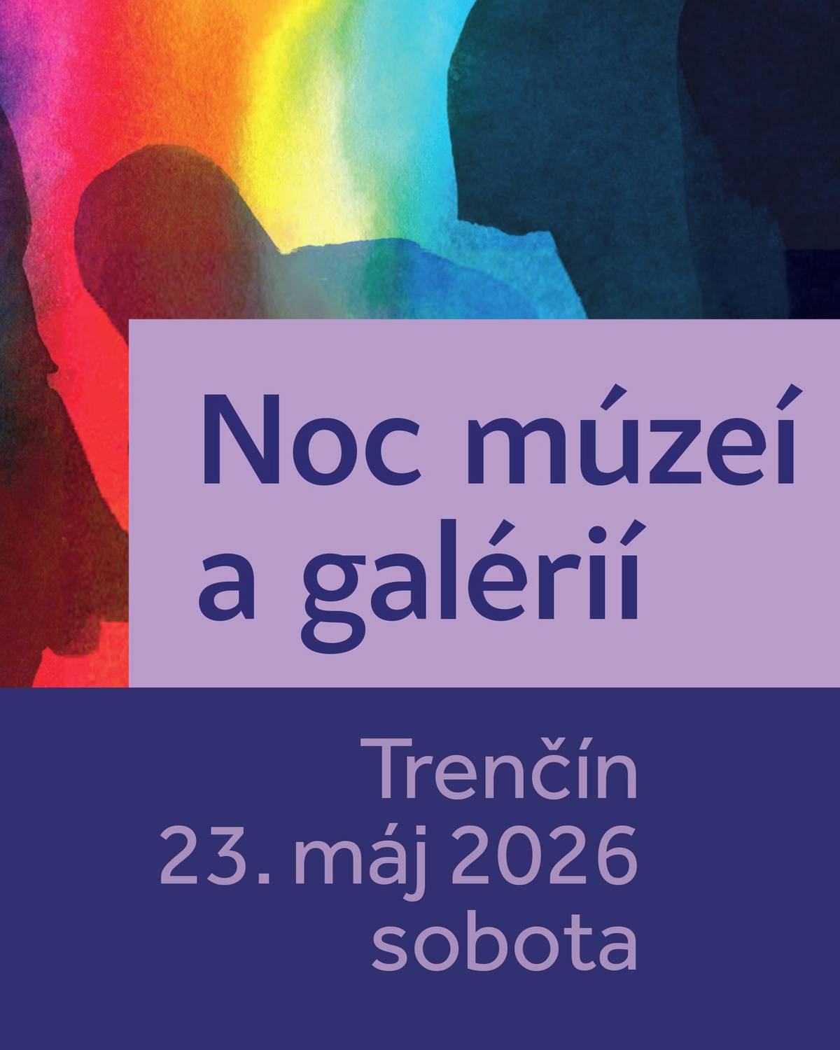 Pozývame vás na 22. ročník Noci múzeí a galérií v sobotu 23. mája 2026. Na viac ako desiatich miestach v Trenčíne sa môžete pustiť do objavovania kultúrneho bohatstva netradičným, zábavným a interaktívnym spôsobom – rovnako ako v približne tridsiatich európskych krajinách. Každý návštevník si môže podľa programu zostaviť vlastnú cestu za poznaním a zážitkami, či už individuálne, s [...]Čítať viac...