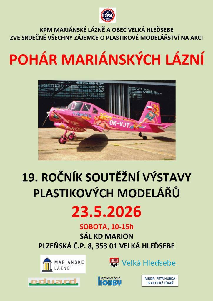 19. ROČNÍK SOUTĚŽNÍ VÝSTAVY PLASTIKOVÝCH MODELÁŘŮ