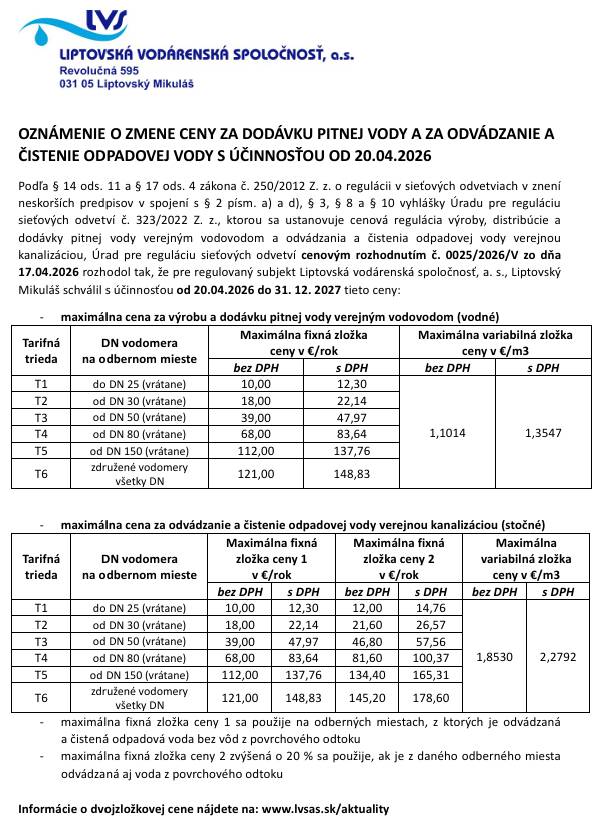 informácie nájdete na www.lvsas.sk    plagát nižšie je vo forme ako sme mali možnosť vyhotoviť jeho sken zo stránky LVS, a.s..