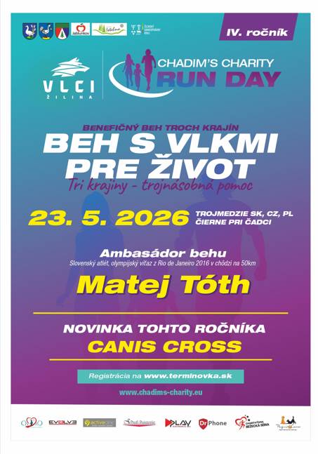 V sobotu 23. 5. 2026 se uskuteční 4. ročník charitativní akce.  Více viz plakát.