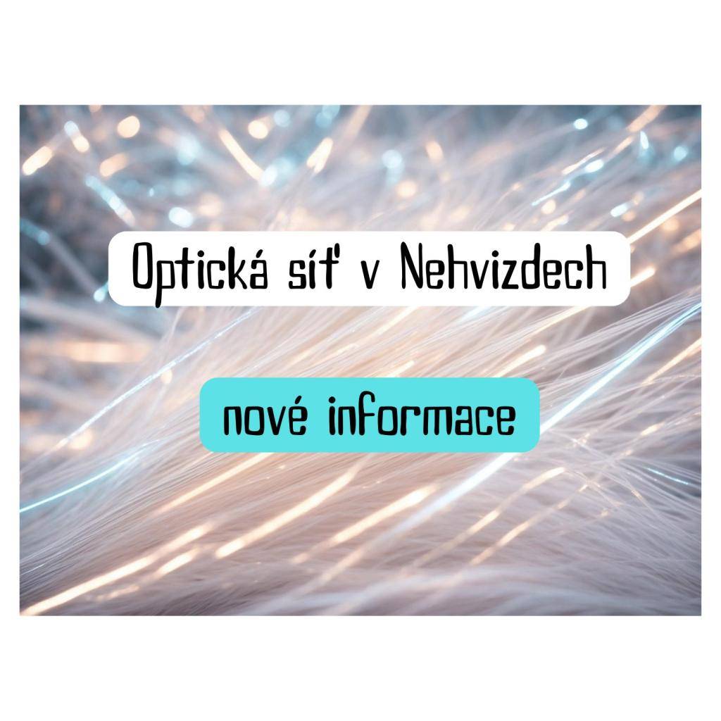 V Nehvizdech byla zahájena výstavba optické sítě společnosti CETIN, která do budoucna přinese rychlejší a stabilnější internetové připojení pro domácnosti i firmy. První etapa aktuálně probíhá v lokalitě Na Zámku.