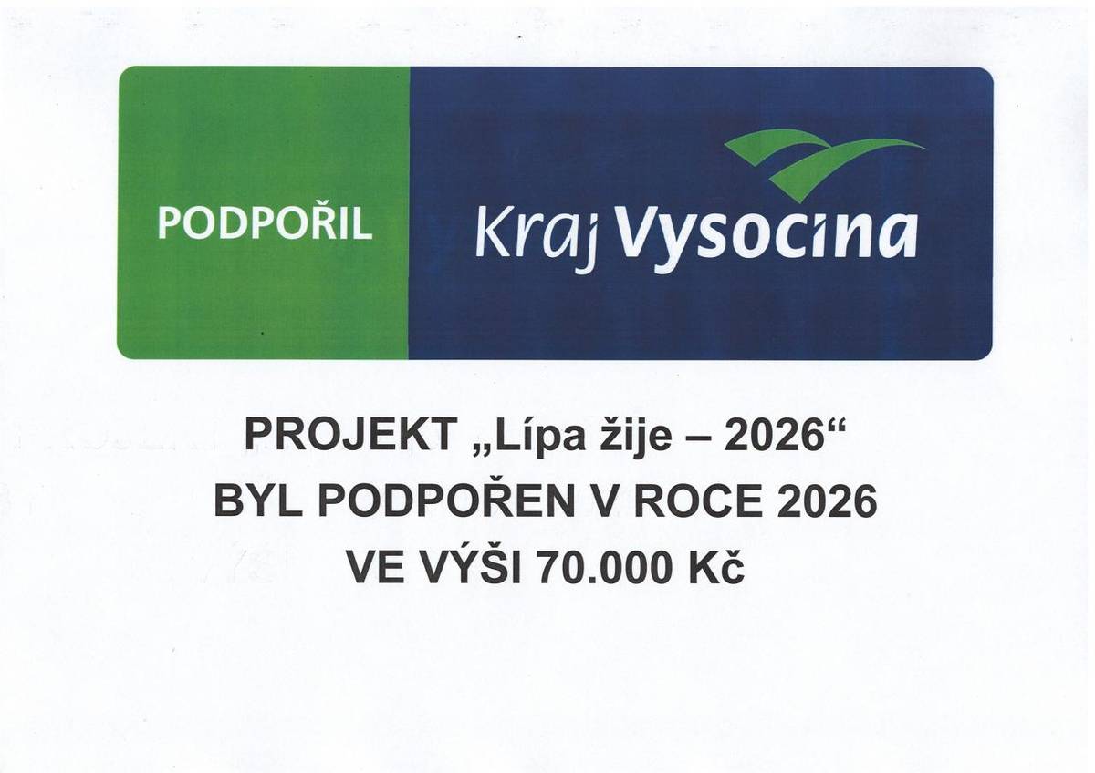 Projekt "Lípa žije - 2026"