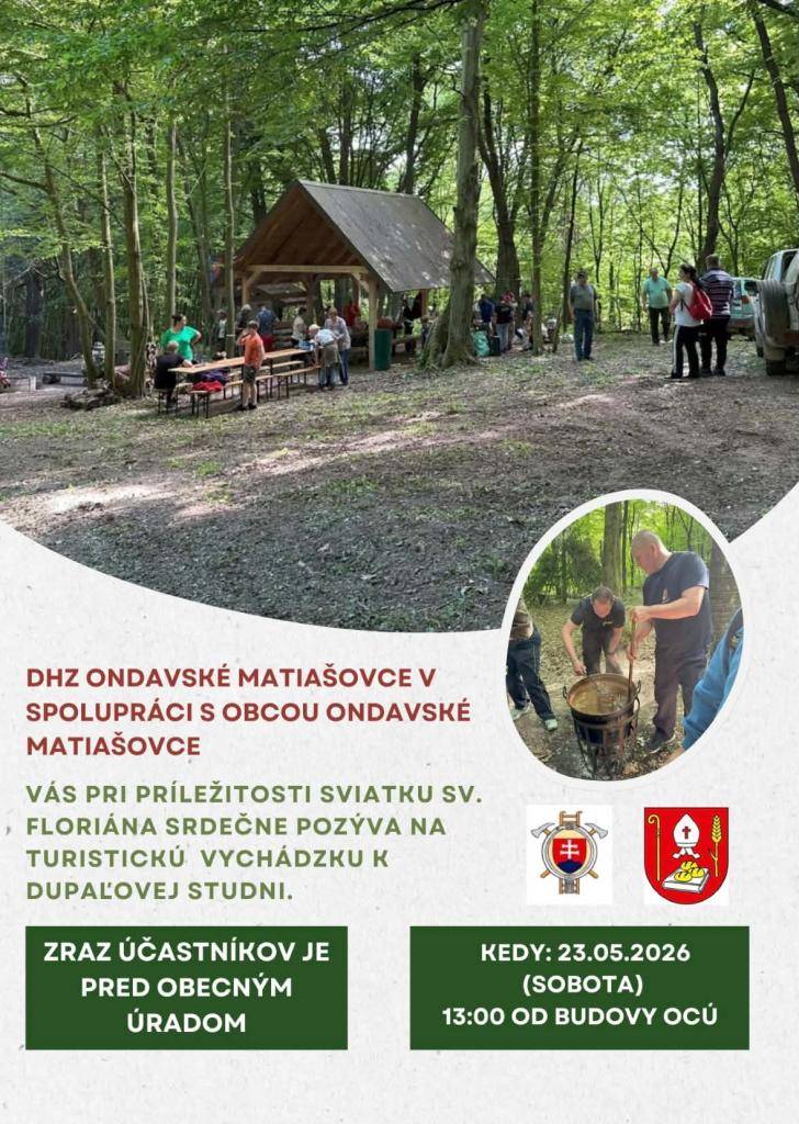 Turistická vychádzka k Dupaľovej studni.    Bližšie info na plagáte.