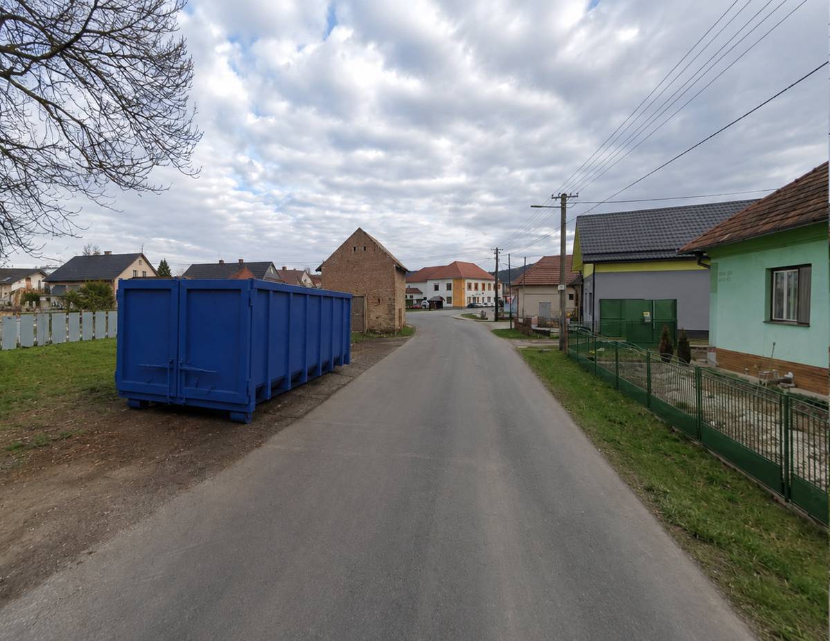 Pristavenie veľkokapacitných kontajnerov pre obyvateľov obce