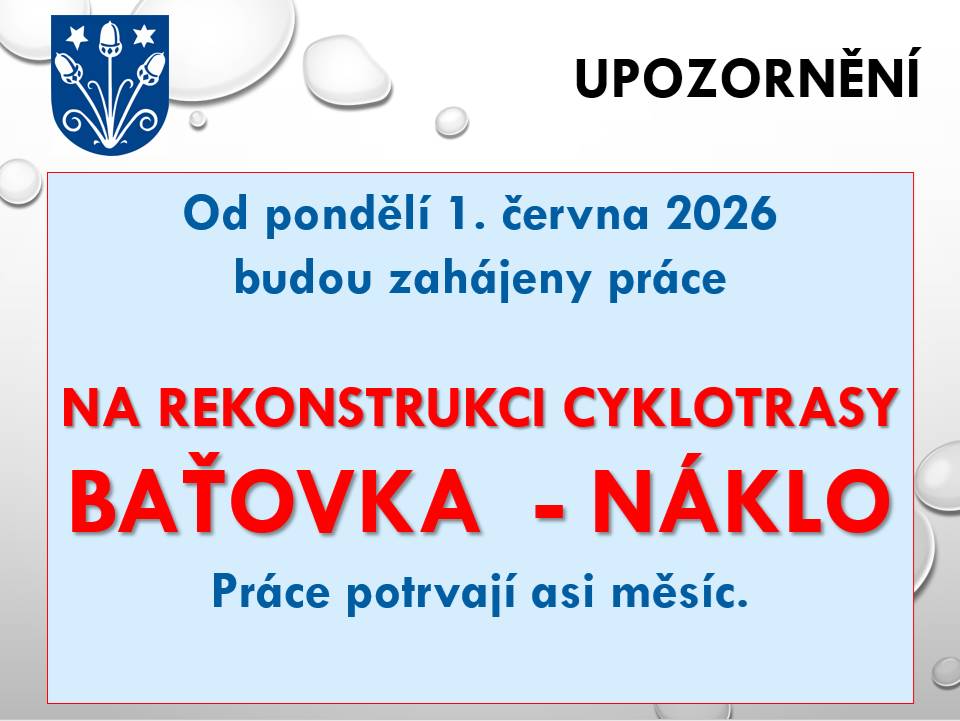 oznámení