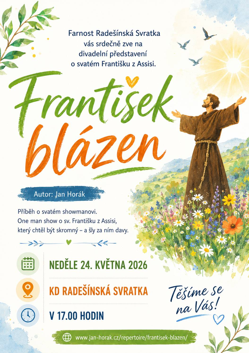 Dobrý den, níže Pozvánka na divadelní představení.