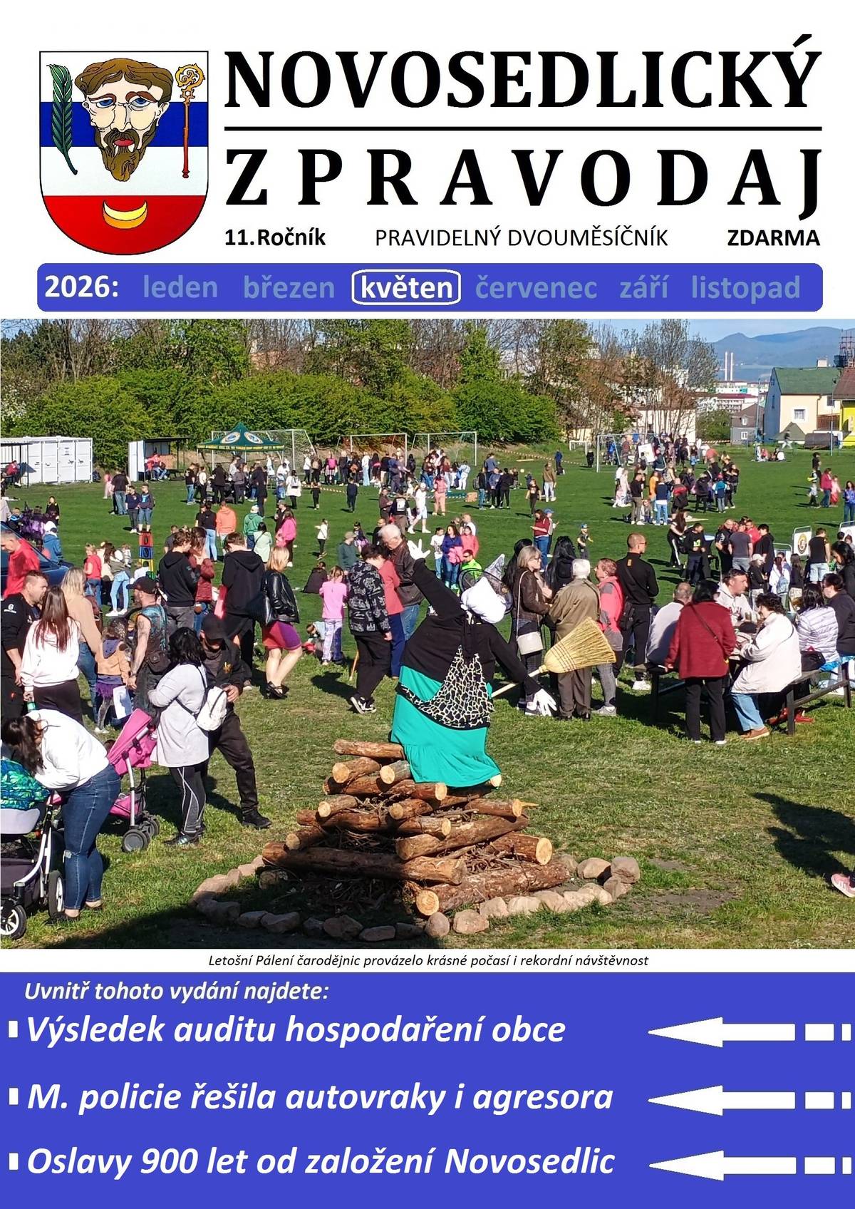 Vážení občané, přinášíme vám nový Novosedlický zpravodaj - květen 2026. Elektronická verze na https://www.novosedlice.cz/rocnik-2026 Mějte krásný de