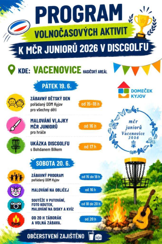 AKCE SE USKUTEČNÍ 19.-20.6.2026 V HASIČSKÉM AREÁLU VE VACENOVICÍCH.