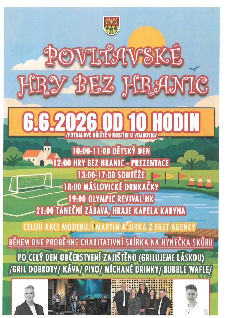 Pořádá Obec Hostín u Vojkovic, začátek od 10 hod.