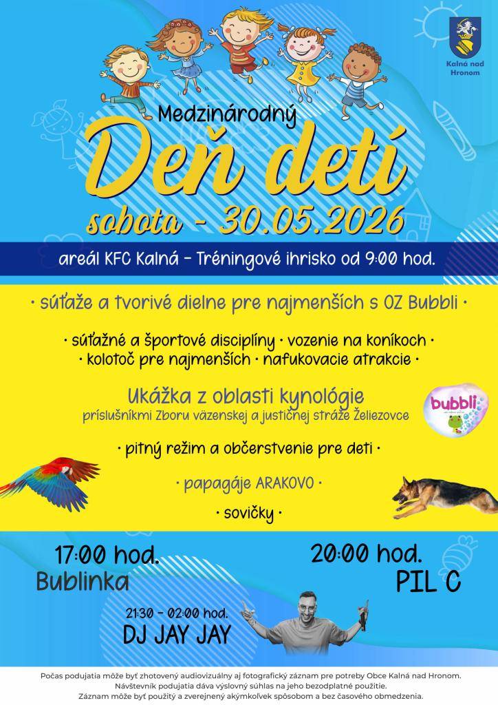 Medzinárodný Deň detí 30.05.2026