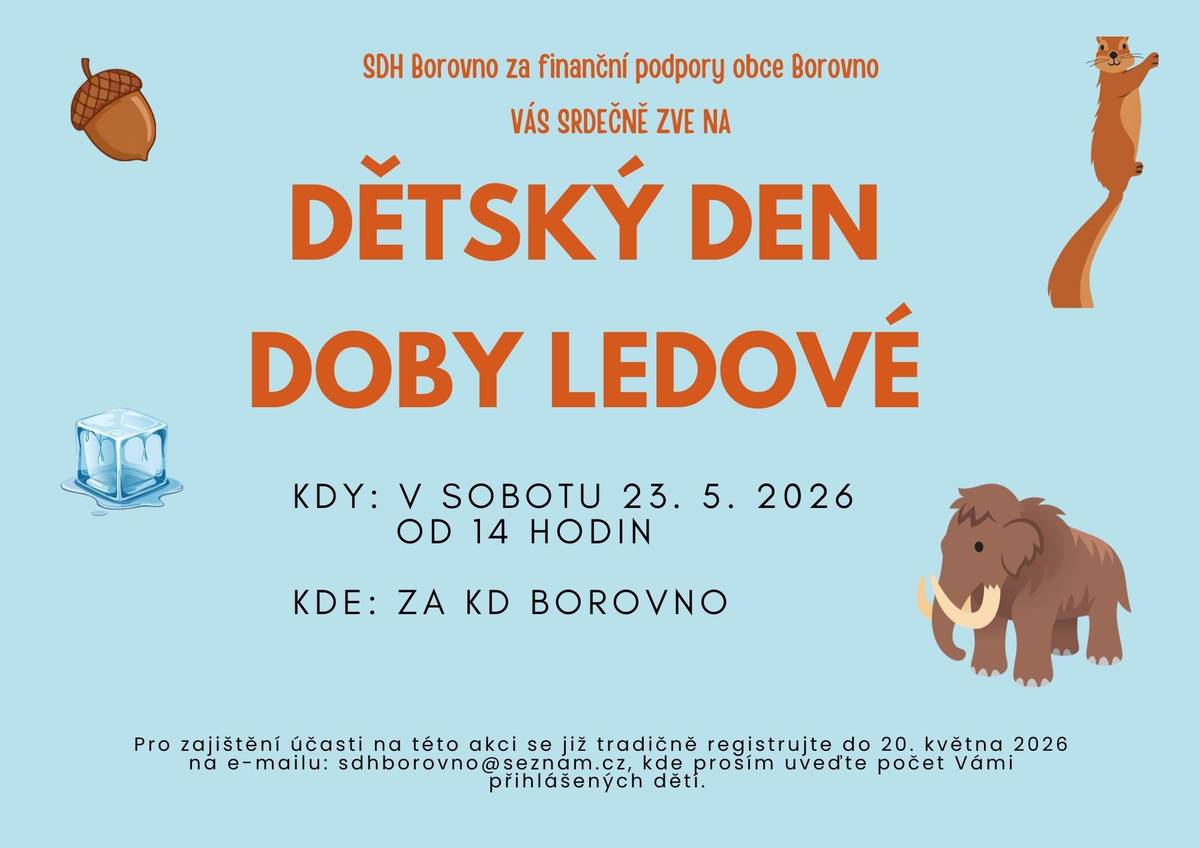 Pro informaci SDH Borovno pořádá již v sobotu.