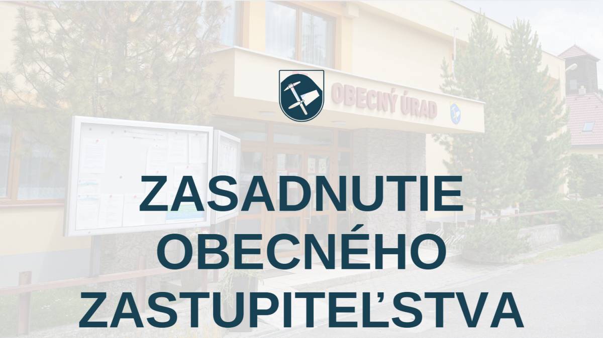 Pozývame Vás na zasadnutie obecného zastupiteľstva, ktoré sa uskutoční dňa 25. mája 2026 (pondelok) o 17.00 hod. vo veľkej zasadačke Obecného úradu v Závažnej Porube.