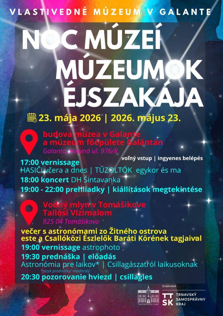 Noc múzeí - Múzeumok éjszakája