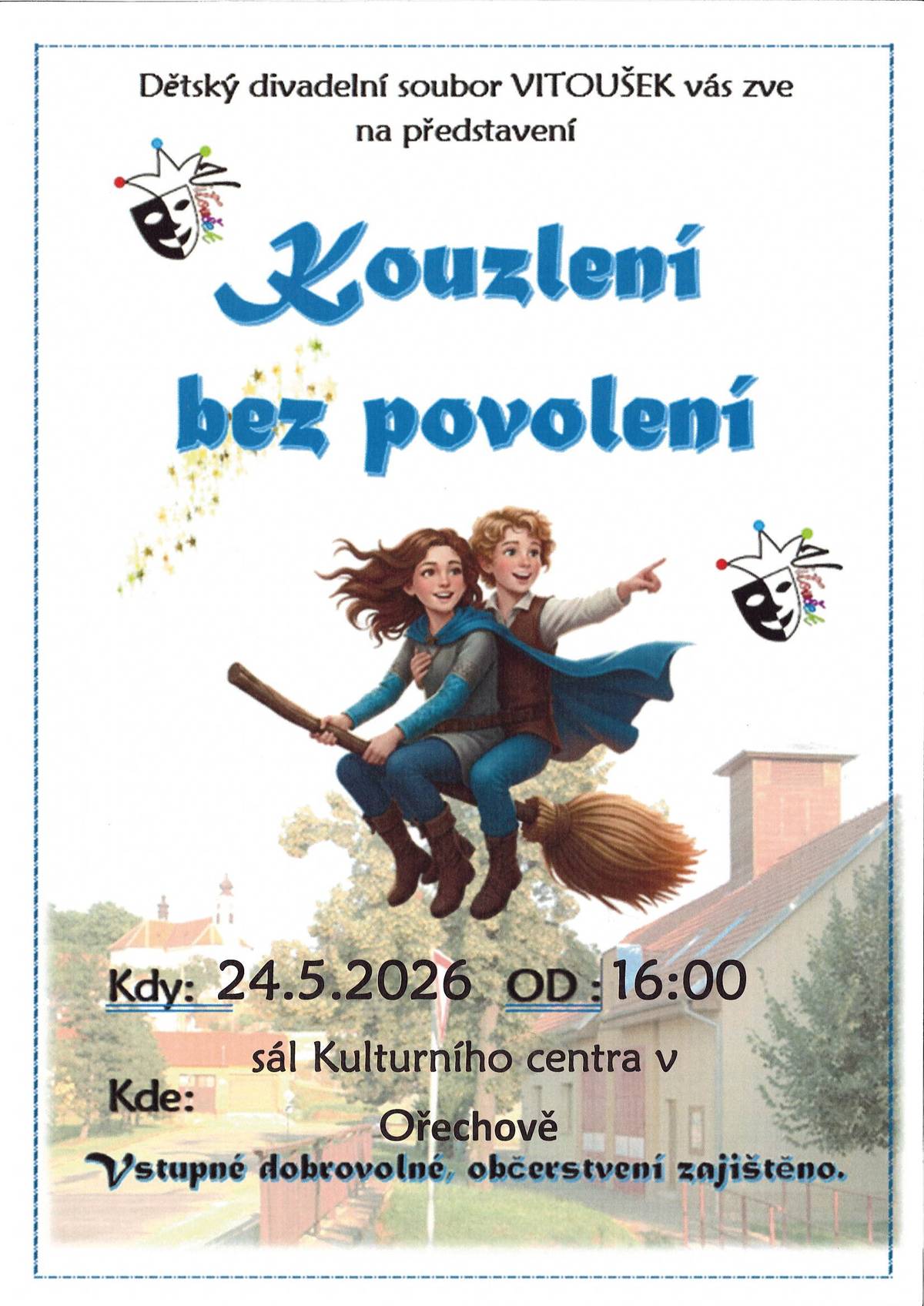Rezervace místenek na tel. č.: 732 822 748