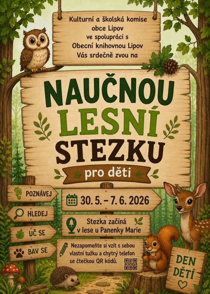 30.5.-7.6.2026  Stezka začíná v lese u Panenky Marie