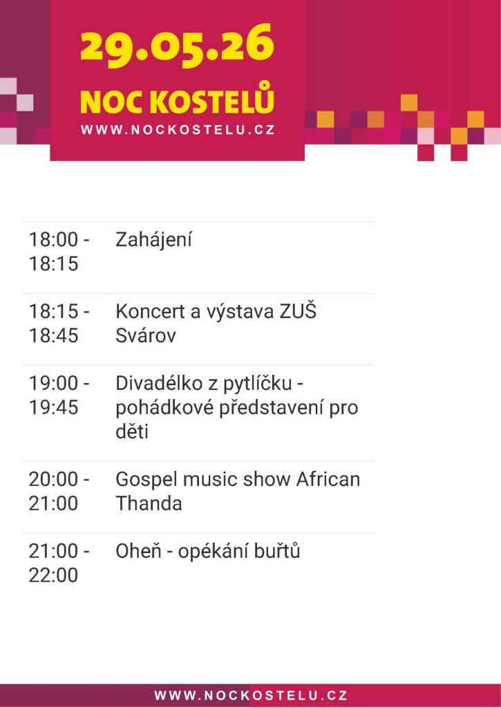 Noc kostelů Svárov